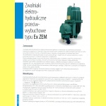Zwalniak przeciwwybuchowy ZE EX Exd 1250/60 elektrohydrauliczny